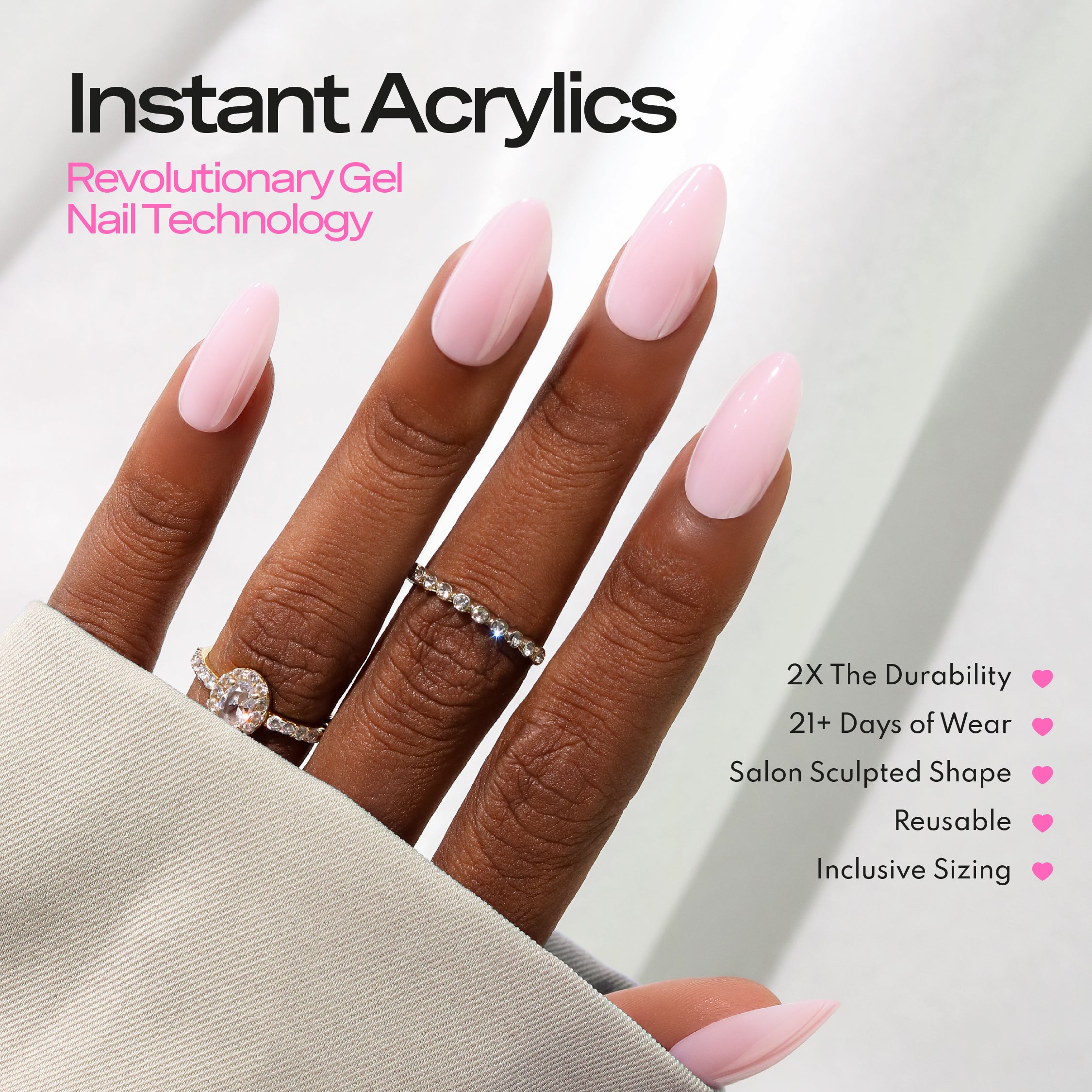 Milk Blush Nails